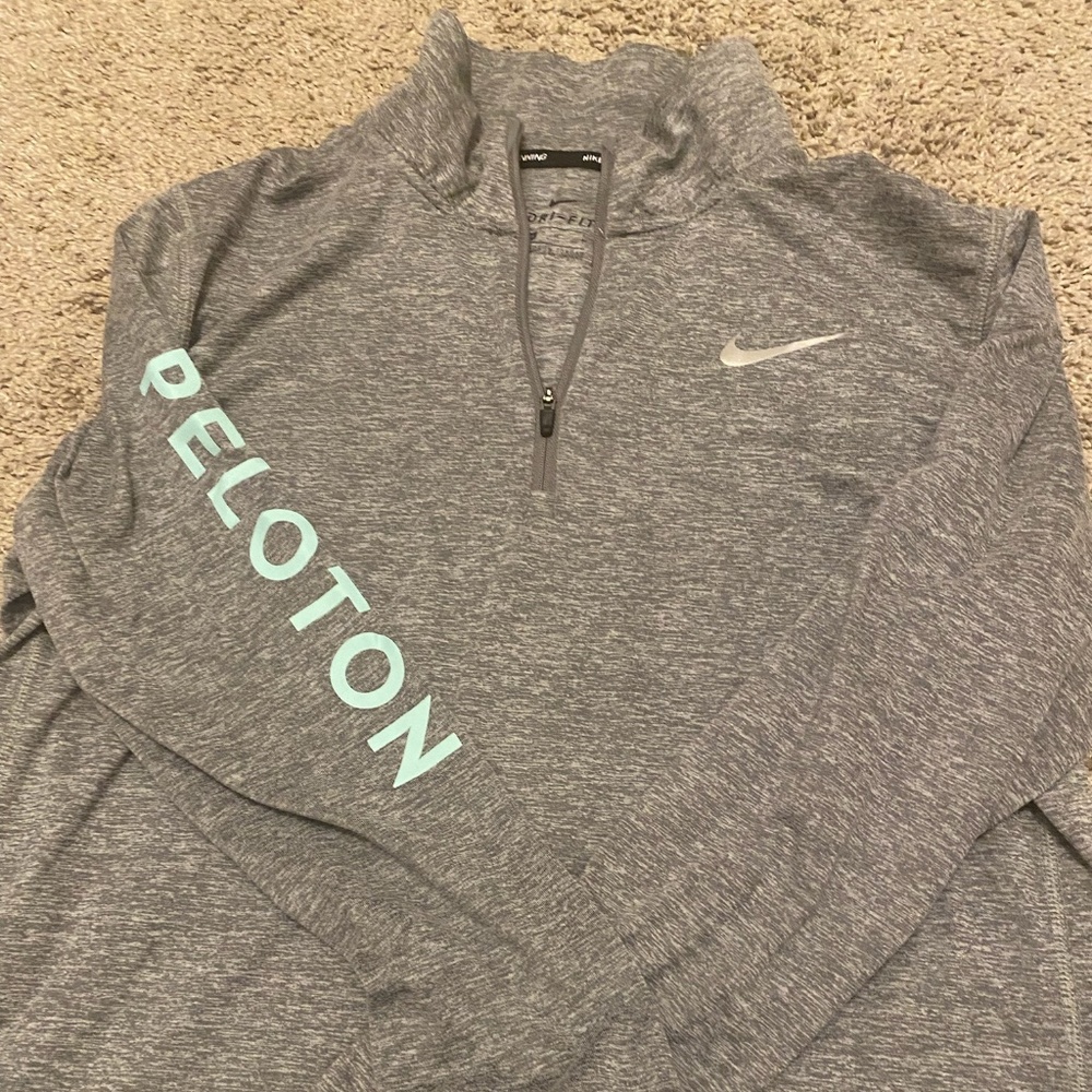 Peloton Nike Quarter Zip, Size Medium